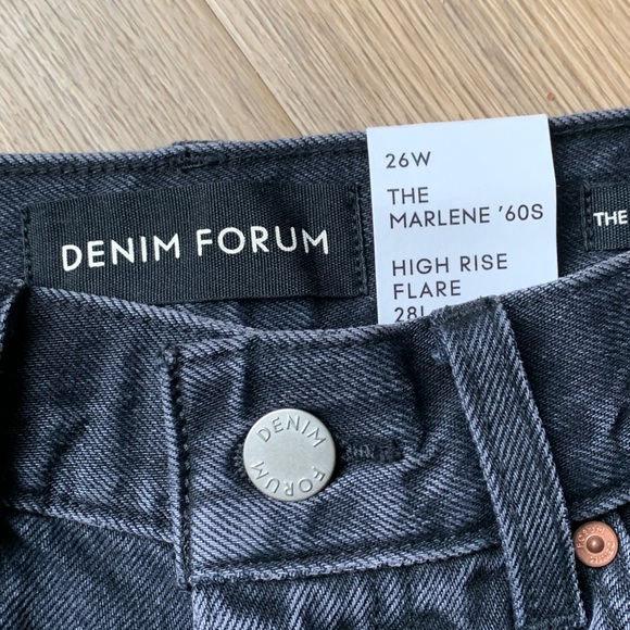 Denim Forum The Marlene '60s High Rise Flare - Picture 5 of 12